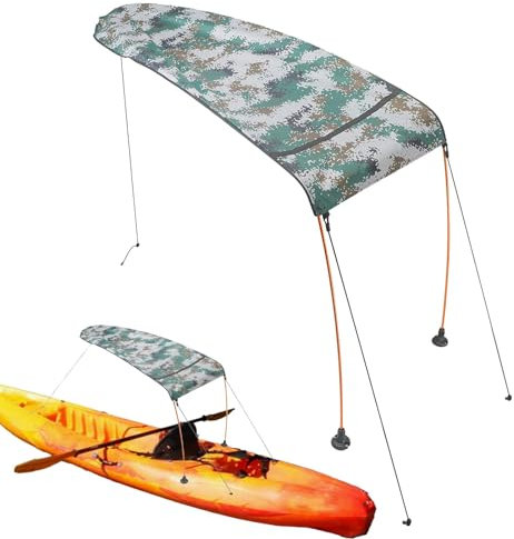 Boots-Sonnenschutz | Kajak-Schatten-Kanu-Überdachung | aufblasbares Kanu-Schattenzelt, Kajak-Baldachin-Befestigung, Sonnendach für Einzelperson, Hardware-Kit, Bootszubehör, zum, Outdoor