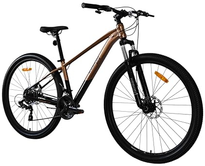 Keskin Bikes HT MTB1 29 x 2.35 – Aluminiumrahmen, SM21-Speed, Bronze Schwarz