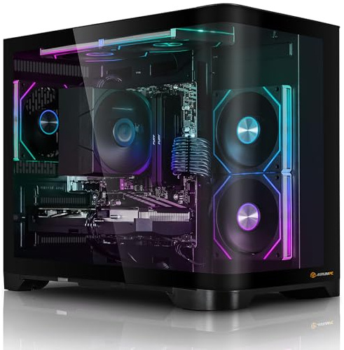 Aurum Gaming PC Ryzen 7 5700X • GeForce RTX5060Ti 16GB • 32GB DDR4 • 1000GB M.2 SSD • Windows 11 • Luftkühlung • WLAN • Gamer PC Computer Gaming Rechner