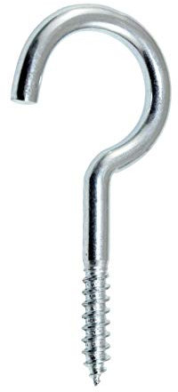 SN-TEC Wäscheleinenhaken/Schraubhaken/Deckenhaken 100mm  extra stabil  verzinkt (10 Stück)