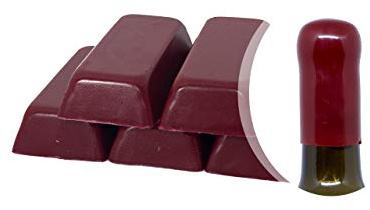 Generico Confezione gommalacca Amaranto da 500 gr. o ceralacca Morbida per sigillare Bottiglie di Vino, Birra, Grappa, liquori (Amaranto)