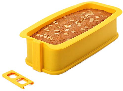 Silikon Springform Kuchenform Antihaft-käsekuchenform Mit Abnehmbarem Ring Und Glasboden, Rechteckig, Auslaufsicher, 100% Lebensmittelecht, Bpa-frei