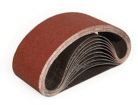 Sruhrak Slipband 100 x 610 mm – 80 korn slipband för bandslipning (12 st)