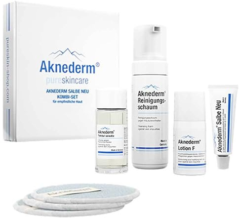 AKNEDERM Salbe Neu Kombiset für empfindliche Haut 1 P