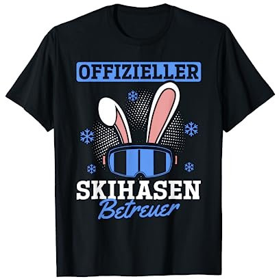 Skifahrer Party Skiurlaub - Offizieller Skihasen Betreuer T-Shirt