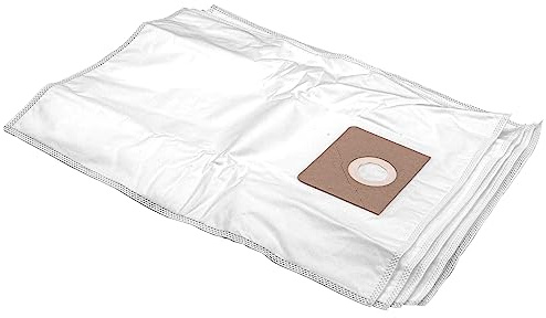 vhbw 5x Sacs compatible avec Fein Dustex 25L aspirateur | microfibres non tissées, volume de 35l, 30cm x 28cm blanc