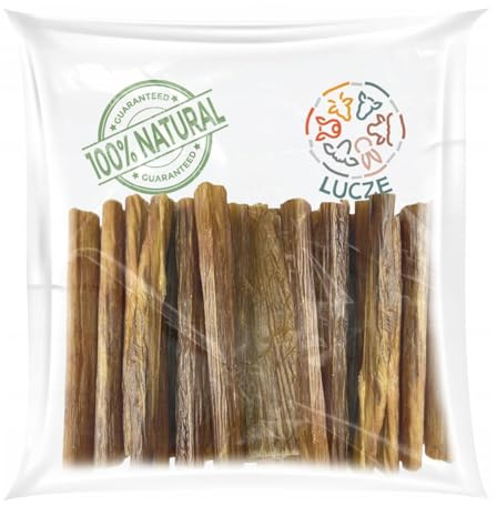 Lucze Pferdedärme für Hunde 500g, weiche Kauartikel vom Pferd ca. 15 cm, Gesunder Hundesnack für Welpen, kleine Hunde & Senioren – Getreidefrei, Naturbelassen, sehr Dünn (500g, Pferdedarm dünn)
