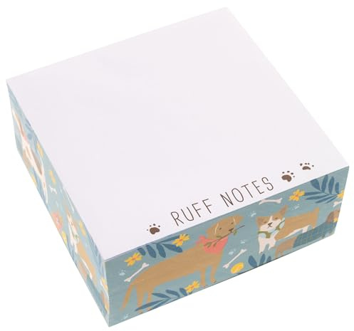 Karma, Block Notepad, 500 Sheet Memo Paper Cube, Non-Sticky Memo Pad Cube for Office, and Home, Dog