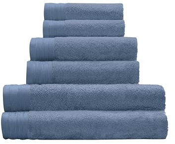 Kleine Wolke Frottier Handtuch BAO Mare 50x100 cm | OEKO-TEX zertifiziert, 500 g/qm, vegan ohne tierische Bestandteile hergestellt, maschinenwaschbar, 70% Viskose, 30% Baumwolle