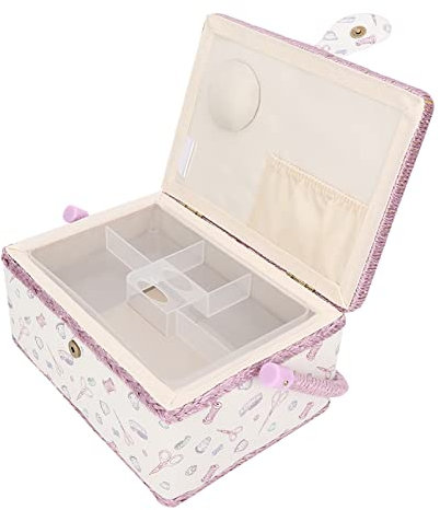 Stricken Werkzeuge Nähen Korb Haushalt Stoff Handwerk Faden Nadel Lagerung Box Organizer Nähen Lagerung Box Vintage