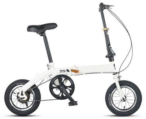 HOUSN klappräder 14 Zoll 3 Speed,Fahrrad Faltrad leicht, Cityräder für Damen Herren, Klappräder Mountainbike, Nabenschaltung klappräder für Erwachsene,Weiß,14 Zoll