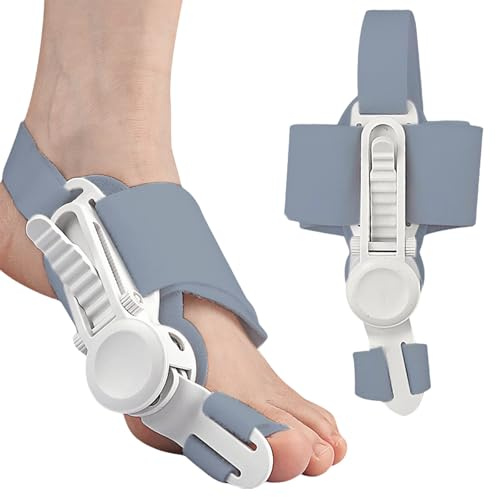 BORDEAG Hallux Valgus Korrektur, Hallux Valgus Schiene, Bunion Corrector, Verstellbare Hallux Valgus Schiene, Hallux Valgus Ballen Zehen Korrektor Für Männer Und Frauen