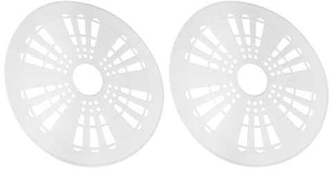 Washing Machine Spin Cap Cover 2pcs White 23.5cm Plastic | Thickened Press Pad, Easy Installation, Moisture Removal and Faster Drying, Washer Accessory Set