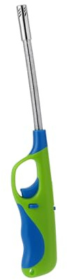Accendini a gas con collo flessibile - 4 colori assortiti (1, VERDE/BLU)