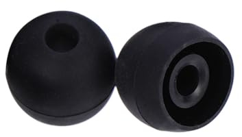 Toyvian 10 Pezzi Gommini Auricolari in Silicone Morbidi e Resistenti Cuscinetti Ricambio Isolanti per Riduzione Rumore Compatibili Maggior Parte degli Auricolari In-ear