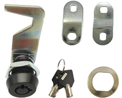 1 Pack Toolbox Lock with Keys, 5/8 inch Cabinet Cam Lock Keyed Alike for RV Storage Compartment Door Tool Cart Mailbox