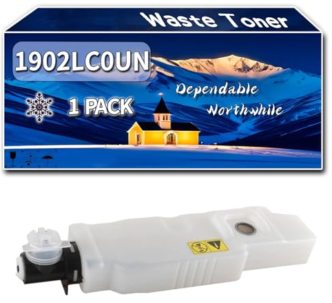 Compatible for Kyocera 1902LC0UN0 WT860 Waste Toner Container, Work for Kyocera TASKalfa 3550ci 5550ci 3050ci 4500i 3500i 4550ci Printers, Waste Toner Container WT860 (1 Pack Black)