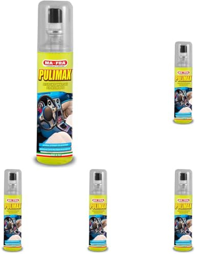 MAFRA, Pulimax, Detergente Spray Universale per Interni Auto, Efficace per Rinnovare Tessuti e Plastiche, i Colori dei Sedili ed Eliminare i Cattivi Odori, Facile da Usare, Formato Portatile da 150ml