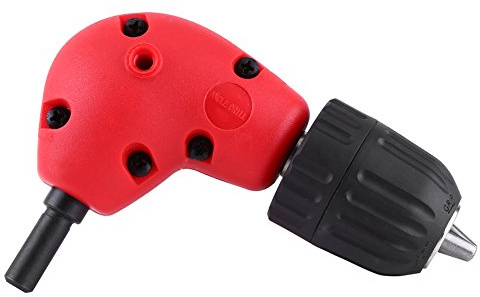 Tnfeeon Adaptador de Taladro en ángulo Recto Portabrocas de 90 Grados de Plástico Liviano para Perforación en Espacios Reducidos Diseño Compacto Se Adapta a Brocas de 0,03 a 0,39 Pulgadas Torque
