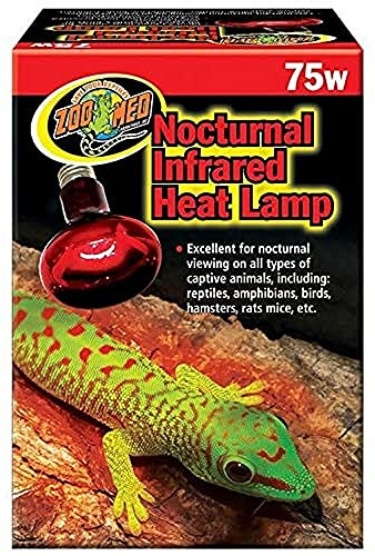 Zoo Med RS-250E Nocturnal Infrared Heat Lamp 250W Infrarotstrahler, Wärmequelle und Beleuchtung für Terrarien