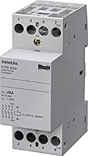 Siemens 5TT5832 Einbauschutz 230V-Spule, 4-polig, 400V / 25 A 230V 2000 W 2 Schließer/2 Öffner 4-Hilfskontakte