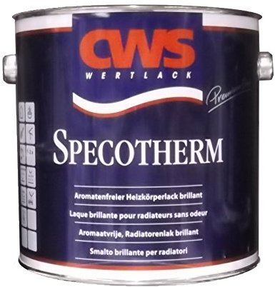 CWS specotherm 2,5 litros color blanco aromatenfreier Radiador Laca