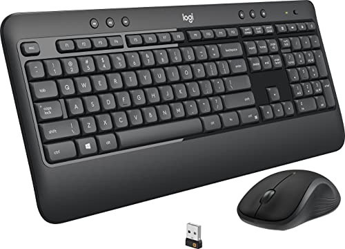 Logitech MK540 Full-Size Advanced Wireless Scissor Keyboard & Mouse Bundle Black