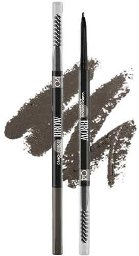 VIVIENNE SABO Brow Arcade Automatik Augenbrauenstift 04 Dark Grey – Wischfester Konturenstift Wachs-Formel Mit Bürstchen Microblading Effekt Langanhaltendes Make-Up Feine Spitze Styling