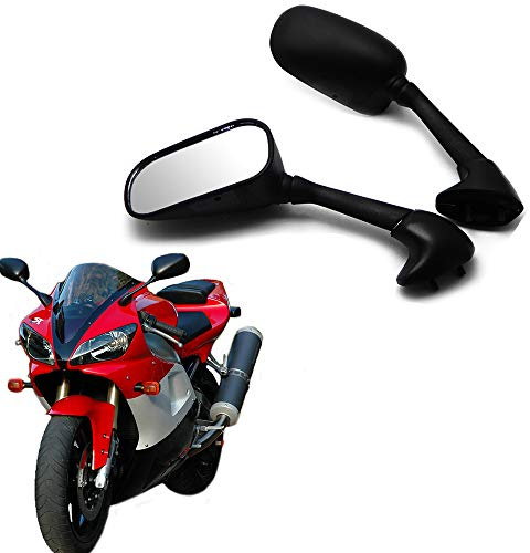 Moto Specchietto retrovisore per auto sportive Specchio laterale per Yamaha YZF R1 1998-2001 R6 1999-2005 R6S 2006-2008