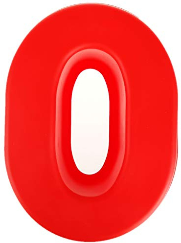 Eidoct 3D-Silikon-Backformen, Zahlenkuchenformen, 25,4 cm, für Geburtstag und Hochzeitstag, Zahl (0)