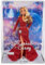 Barbie Mariah Carey - Sammelpuppe mit glänzender roter Robe, Rüschen, Schlitz, glamouröse Locken, silberfarbene Accessoires, rote High Heels, Weihnachtstradition, Dekoration, HJX17