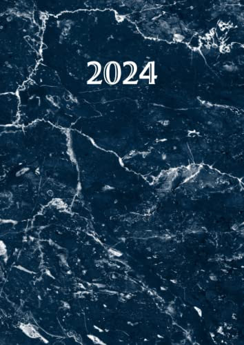 2024: Wochenplaner 2024 A4| Terminkalender mit Uhrzeiten 7 bis 22h Tag| Monatsplaner von Januar 2024 bis Dezember 2024 |12 Monate