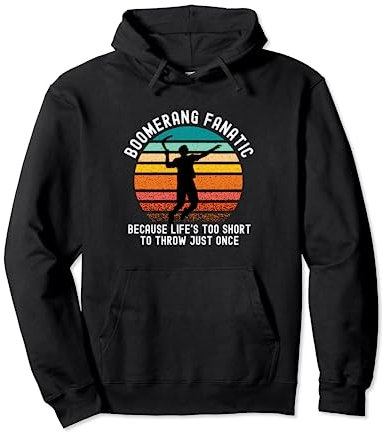 Lustige Bumerang Sprüche für Bumerang Sport Fans Pullover Hoodie