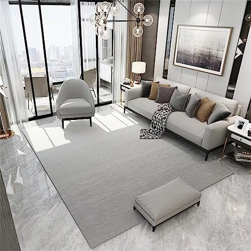 DJHWWD Kamin deko Baby Zimmer Wohnzimmer rechteckiger Grauer Teppich Schlafzimmer niedrigfloriger schmutzabweisend terrasse Teenager 50X80cm
