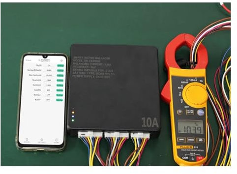 SHYISY Batterie Égaliseur Équilibreur Actif Intelligent EK-24S10EB, 10A 2S ~ 24S, Batterie Lithium /Lifepo4 /LTO, égalisation Active avec T-TL/BT V-DE/UL C-SA (Color : EK-24S10EB-UL CSA, Size : 10A)