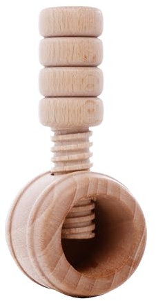 Estika Nussknacker aus Holz, Nussknacker, Walnuss, Holzschraube