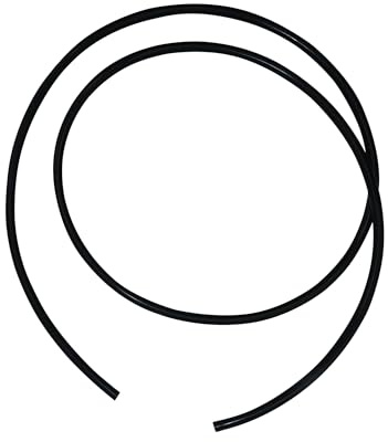 LAVMHAB Silikonschlauch 4mm ID x 7mm OD 1.5 Meter Länge, Flexibler Silikon Gummi-Schläuche Wasser Luft Rohre für die Pumpe übertragen (Schwarz)