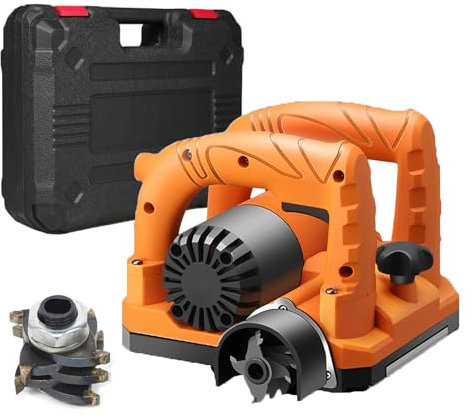 Cepillo de Pared Eléctrico, Fresadora Profesional de 5800W/6800W para Muros, Fresadora de Escayola, Fresadora de Pared Yeso, 125mm de Ancho de Fresado, Profundidad Ajustable de 1-4mm,6800W