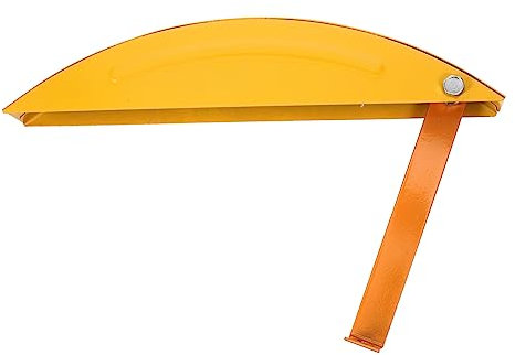 HOMOCONO Table Saw Protective Cover in Yellow Plastic with Smooth Surface and Sturdy Construction, Universal Saw Guard Designed for Woodworking Safety and Dust Protection