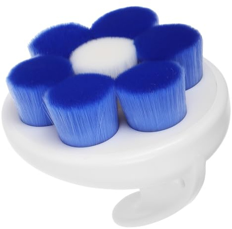 Abnehmbare Rückenbürste für Dusche aus Abs, Blau, Weich | Sanfte Körperpeeling Funktion, Griffdesign, Leicht zu Reinigen, Multifunktional, für Frauen und Männer, Duschschwamm