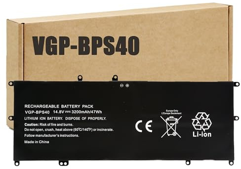 BLESYS VGP-BPS40 Akku für Sony Vaio Flip SVF 15A 14A SVF15N1L2ES Laptop 14,8V 47Wh