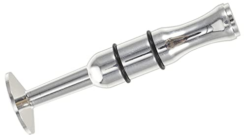 Mundstück Ansatztrainer für Trompete aus Messing, Silberfarben | Lehrer, Schüler, Klein, Leicht, Einfach Mitzunehmen, zum Üben, für Mundstück, aus Messing, Silberfarben