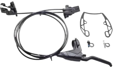 cyklar bakbromstrumma HS11 Hydraulisk V-broms Mountain Travel Cykel Oljeskiva V-broms Fälgbroms Gatuklättring Bakre rullbromssats(Rear 1200mm)
