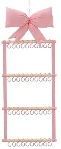 Porte-bandeaux Mural Pour Filles Support Mural De Rangement Avec Un Noeud