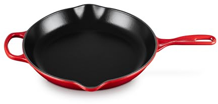 LE CREUSET Enameled Cast Iron Signature Iron Handle Skillet, 11.75 (2-3/8 qt.), Cerise