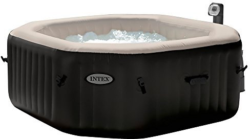 Intex 28454 PureSpa Bubble e Jet Massage Set Ottagonale con Pompa, Riscaldatore, Sistema Purificazione Acqua, 201 x 71 cm