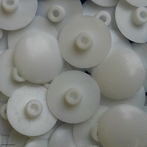 50 Stück Abdeckkappen für Innensechskant SW 4 Schrauben Weiss RAL 9010 DIN 912