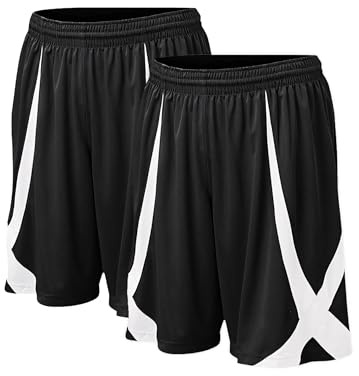 TopTie basketshorts för män, flagga fotbollsshorts inga fickor, MMA Pro shorts
