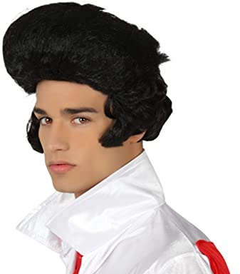 ATOSA peluca rockero tupé negro