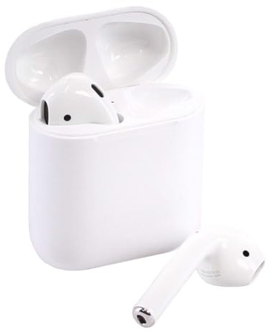 Apple MMEF2AM/A AirPods Wireless Bluetooth Headset for iPhones with iOS 10 or Later White - (Renewed)